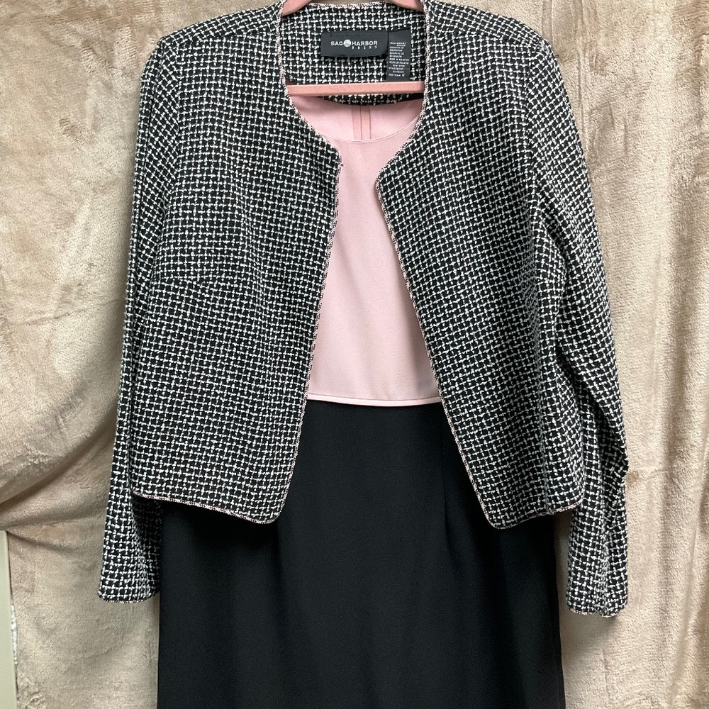 Sag Harbor Dress with Jacket Size 12